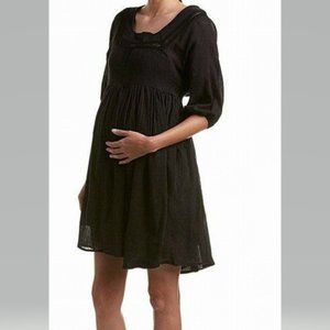 EVERLY GREY BLACK LACE CUTE MATERNITY DRESS XS